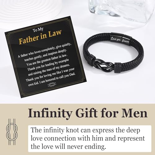 Pulsera de cuero para hombres y adolescentes miniatura 3