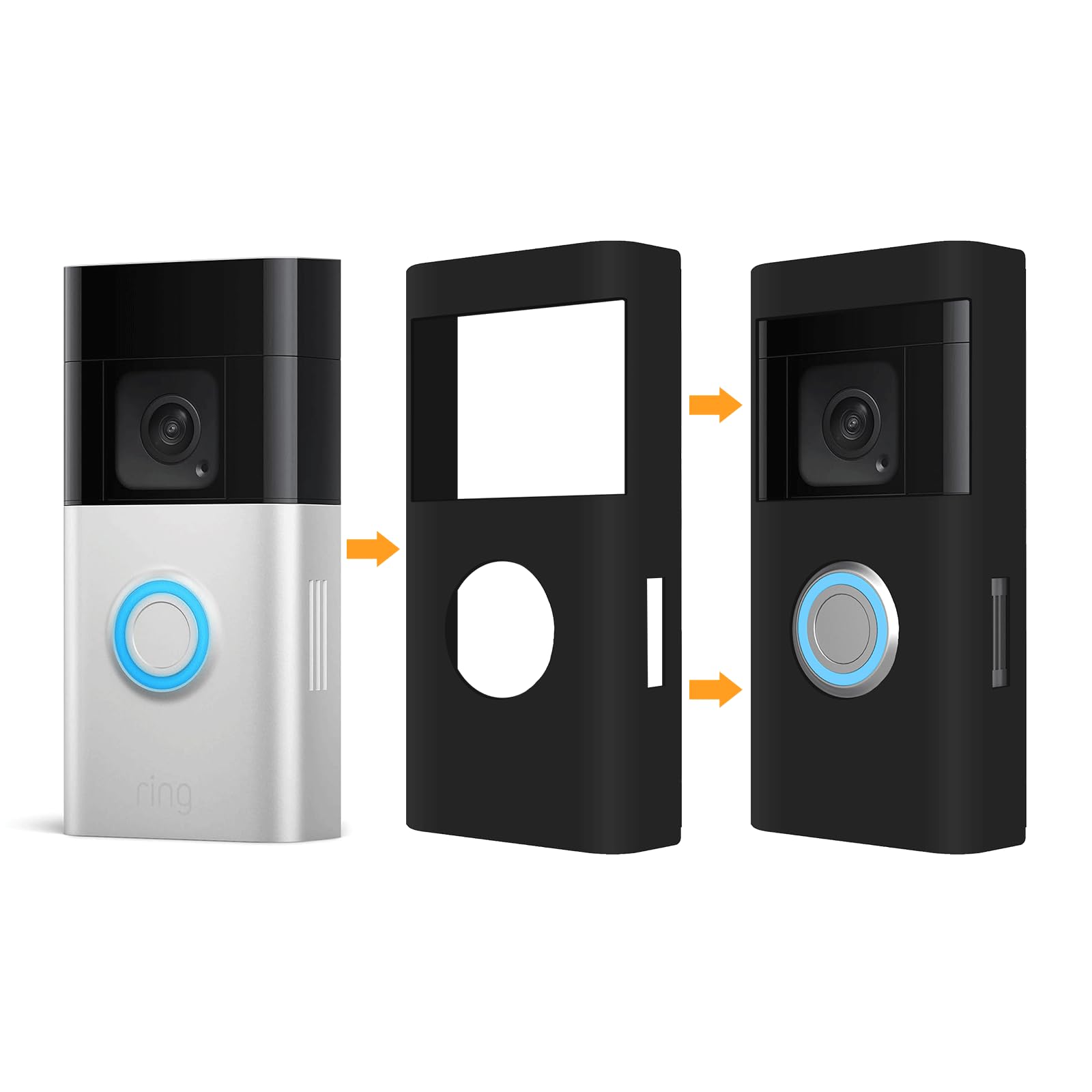 Coque De Protection Contre Les Rayons UV Et La Pluie Pour Ring Battery