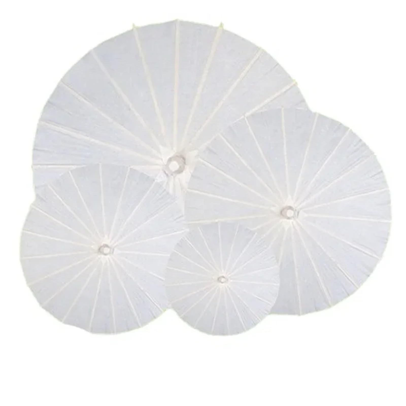 Sonnenschirm Hochzeit 5 Stück 20/3040/60 Cm Papier Regenschirm Außenbereich DIY Malerpapier Hochzeitsparty Haushaltsdekoration Thanksgiving(White Paper umbrella,60cm)