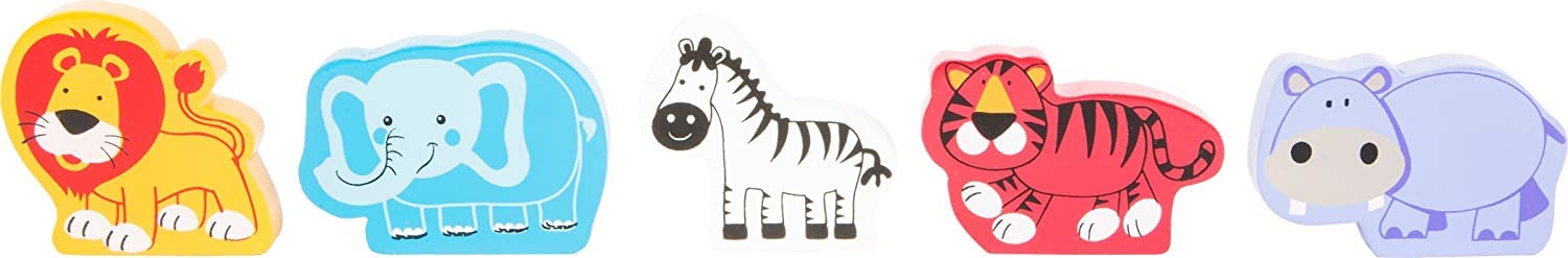 Small Foot Wooden Toys My Zoo Train Playset designed for children ages 3+