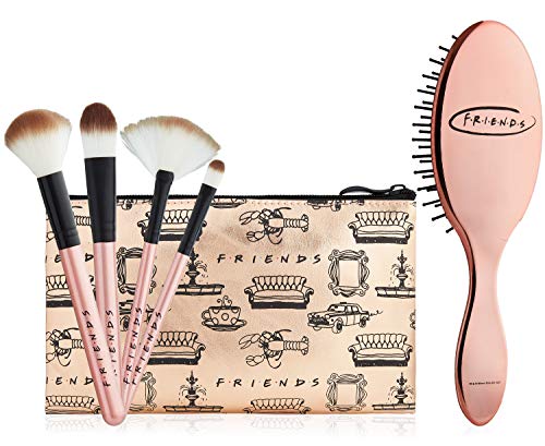 Friends Brochas de Maquillaje, Neceser Maquillaje Para Mujeres y Chicas Con Cepillo...
