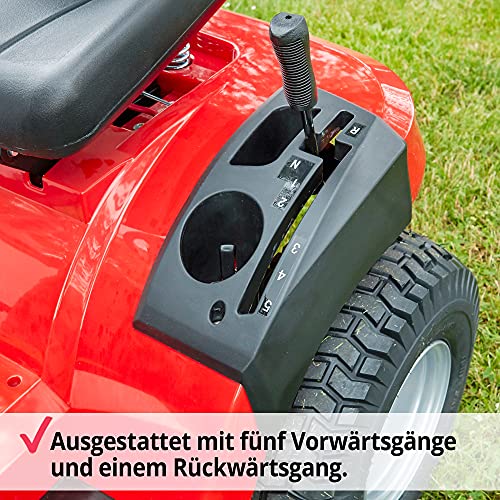 NEU HECHT Rasentraktor mit Seitenauswurf Benzin Rasenmäher Traktor