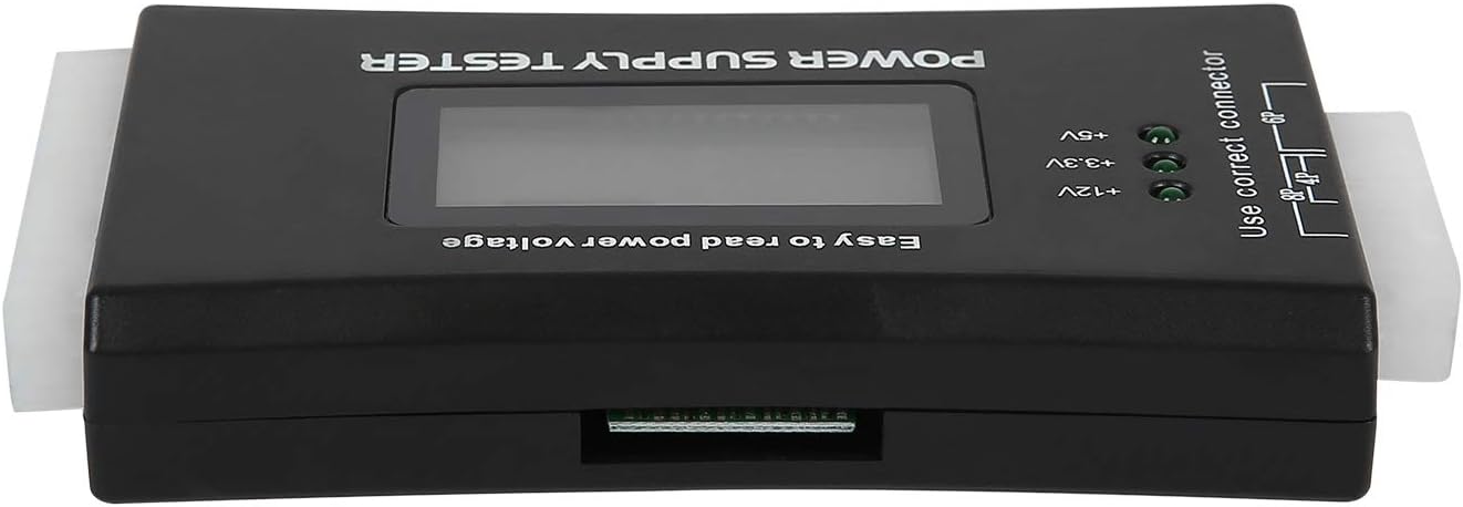 HDE 20+4 Pin LCD Power Supply Tester for ATX, ITX, BTX, PCI-E, SATA, HDD