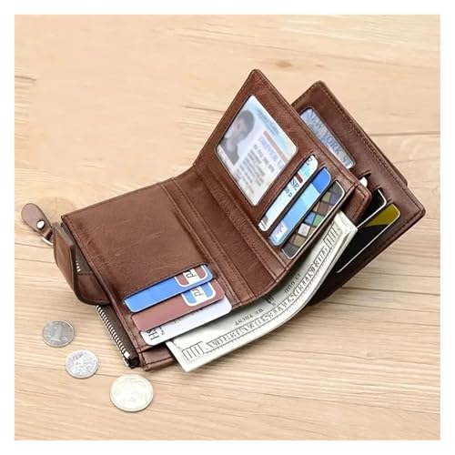 Cartera cuero de alta calidad para hombre con tarjetero elegante 5