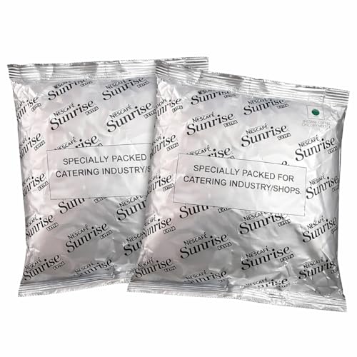 Image of Sunrise Extra Instant Coffee | Coffee & Chicory Blend | Strong Aroma & Rich Taste | Catering Pack for Hotels, Offices & Shops | 200g Each | Pack of 2| 400g