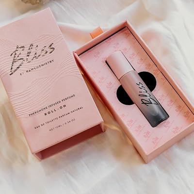 RawChemistry Bliss Perfume Roll On with Pheromones for Women I Travel Size I Perfume Oils for Women