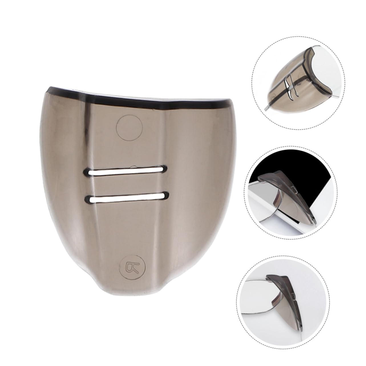 NOLITOY 20pares Laterales Para Gafas Escudos Flexibles Antiviento y Antisalpicaduras Protección Para Lentes Fácil Instalación y Durabilidad