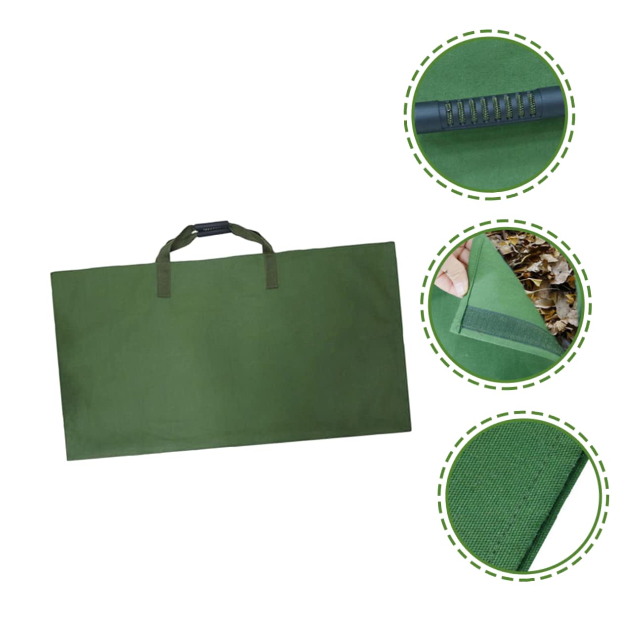 Sacco Per Rifiuti Da Giardino in Tela Sacco Per Raccolta Delle Foglie Con Manici Grande e Giardino Per Contenere Foglie Cadute e Altri Materiali