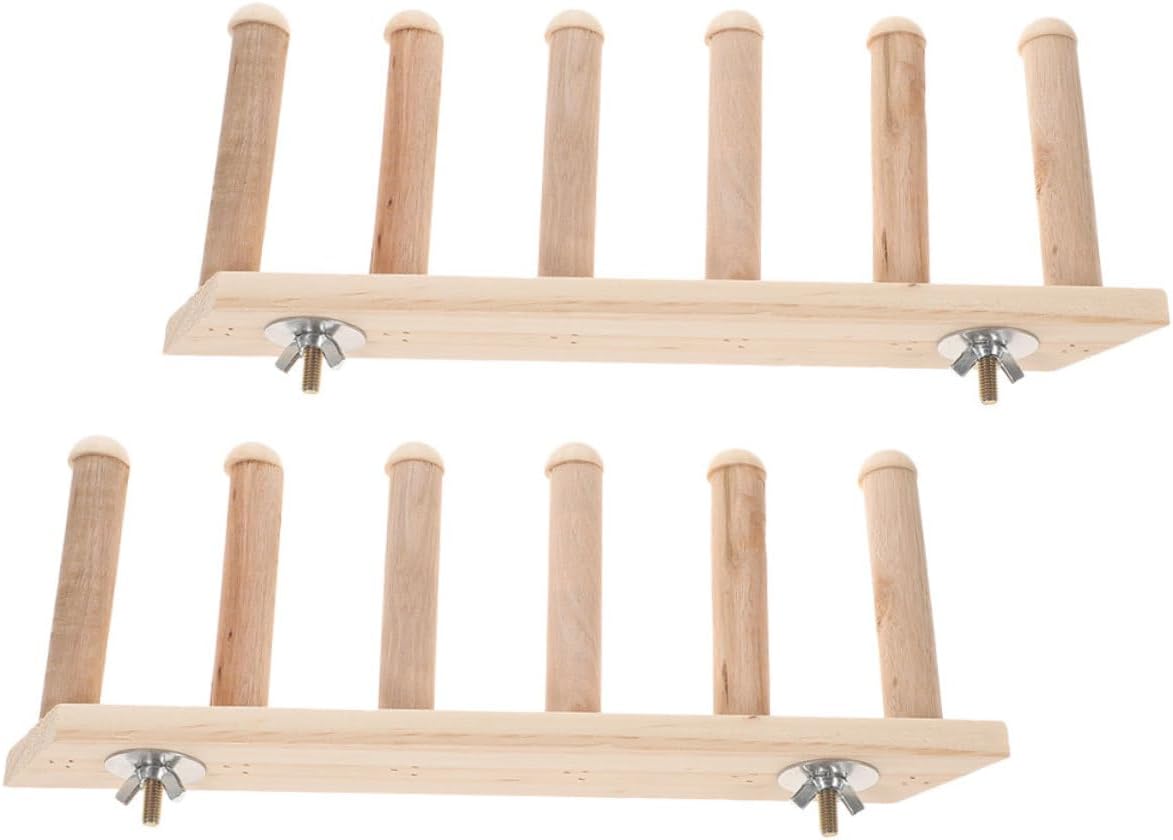 SUPVOX 2pcs Wooden Cat Wall Shelf Sturdy Cat Climbing Steps Space-Saving Design Smooth Surface for for Active Kittens