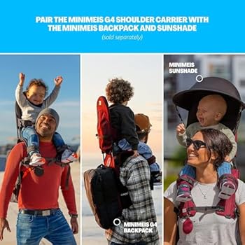 MINIMEIS G4 Omuz Taşıyıcı, Koyu Gri : Amazon.com.tr: Bebek