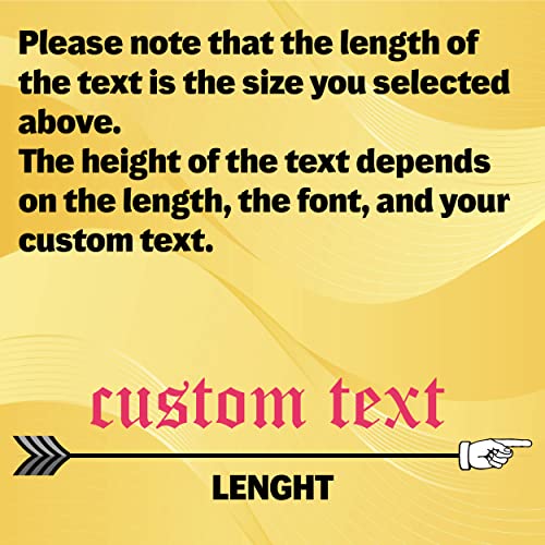 Custom Vinyl Decal - Personalized Design Your Own Name - Decals Lettering Personalized - Custom Vinyl Sticker Car Window - Boat - Lettering Jdm Automotive Windshield Graphic Name Letter Auto Vehicle Door Banner #TOP1