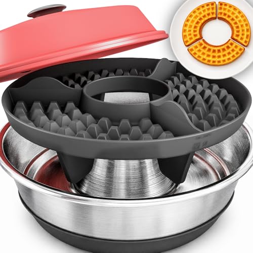 campiform Waffeleinsatz kompatibel mit dem Omnia Camping-Backofen lebensmittelechter & hitzebeständiger Silikon-Waffeleinsatz Zubehör für Camping belgische Waffeln