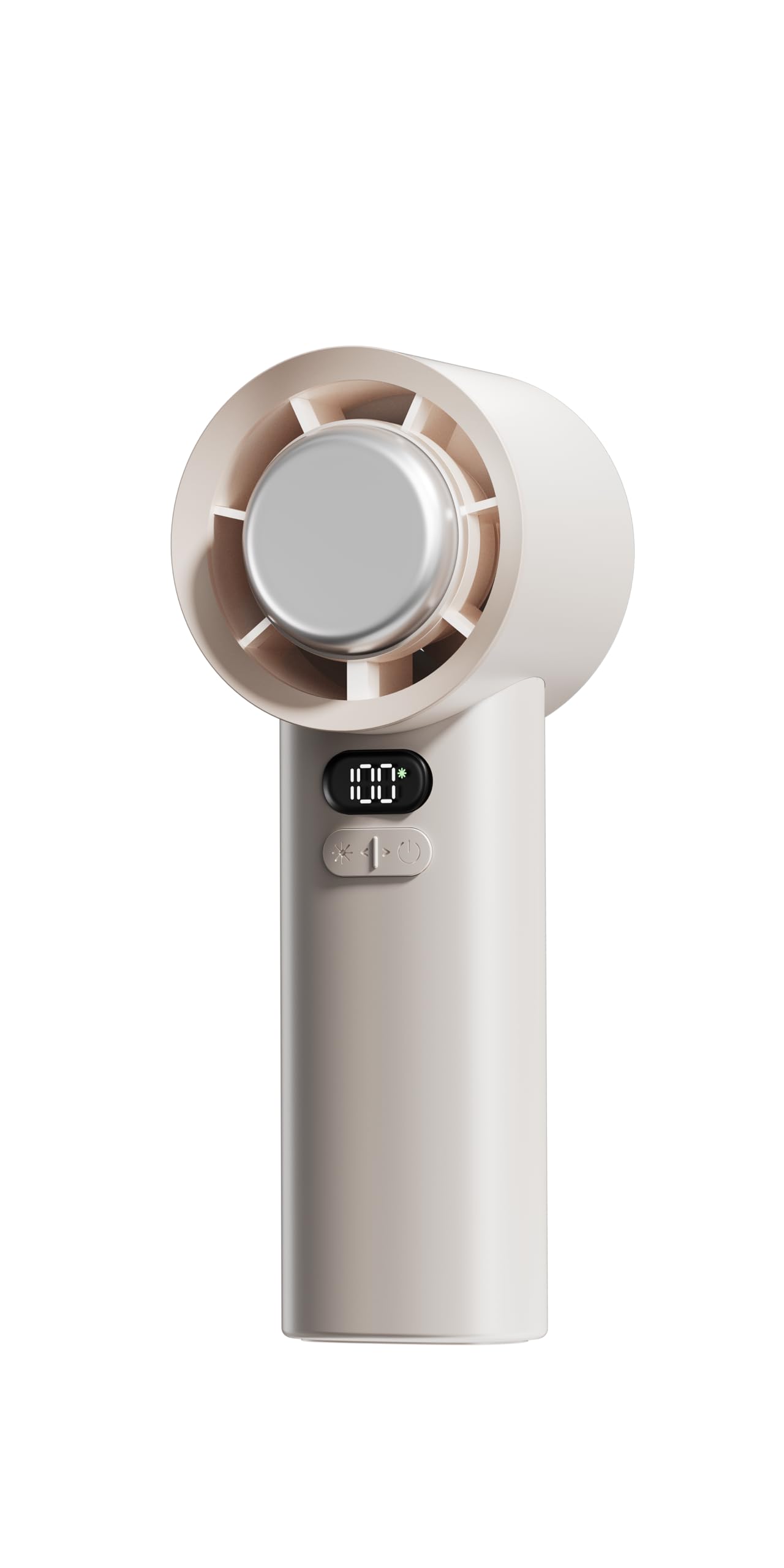 Portable Rechargeable Mini Hand Fan with AC Cooling Technology, Unique Handheld Pocket Travel Fan with Center Steel Plate AC Cooling (FIRST TIME IN INDIA) - Steel White (B0D422B431) Amazon Price History, Amazon Price Tracker