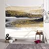 Bishilin Wandtapijt slaapkamer modern, wandtapijt woonkamer abstract schilderij 150×130 cm muur hangend tapijt