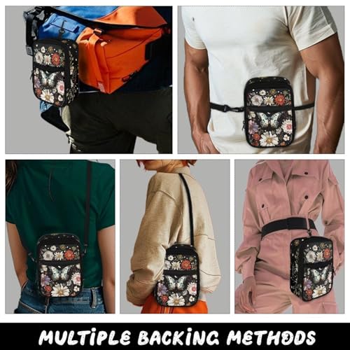 Small Messenger Bag for Women Men Sling Bag Crossbody Purse Wallet Purse Cell Phone Crossbody Bag4