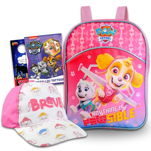 Ensemble Paw Patrol Skye : mini sac à dos ajustable et casquette de baseball fille