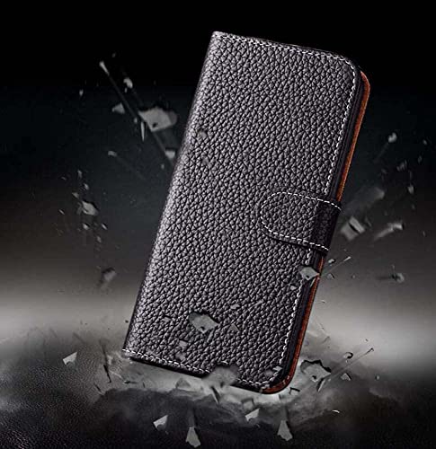 Funda de cuero genuino azul GUMMMY con tarjetero elegante para iPhone 13 6