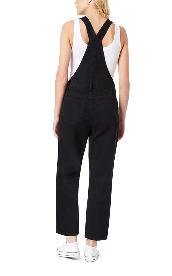 WallFlower Women's Overalls Juniors (Standard and Plus), Ebony, Small by WallFlower - Image 3