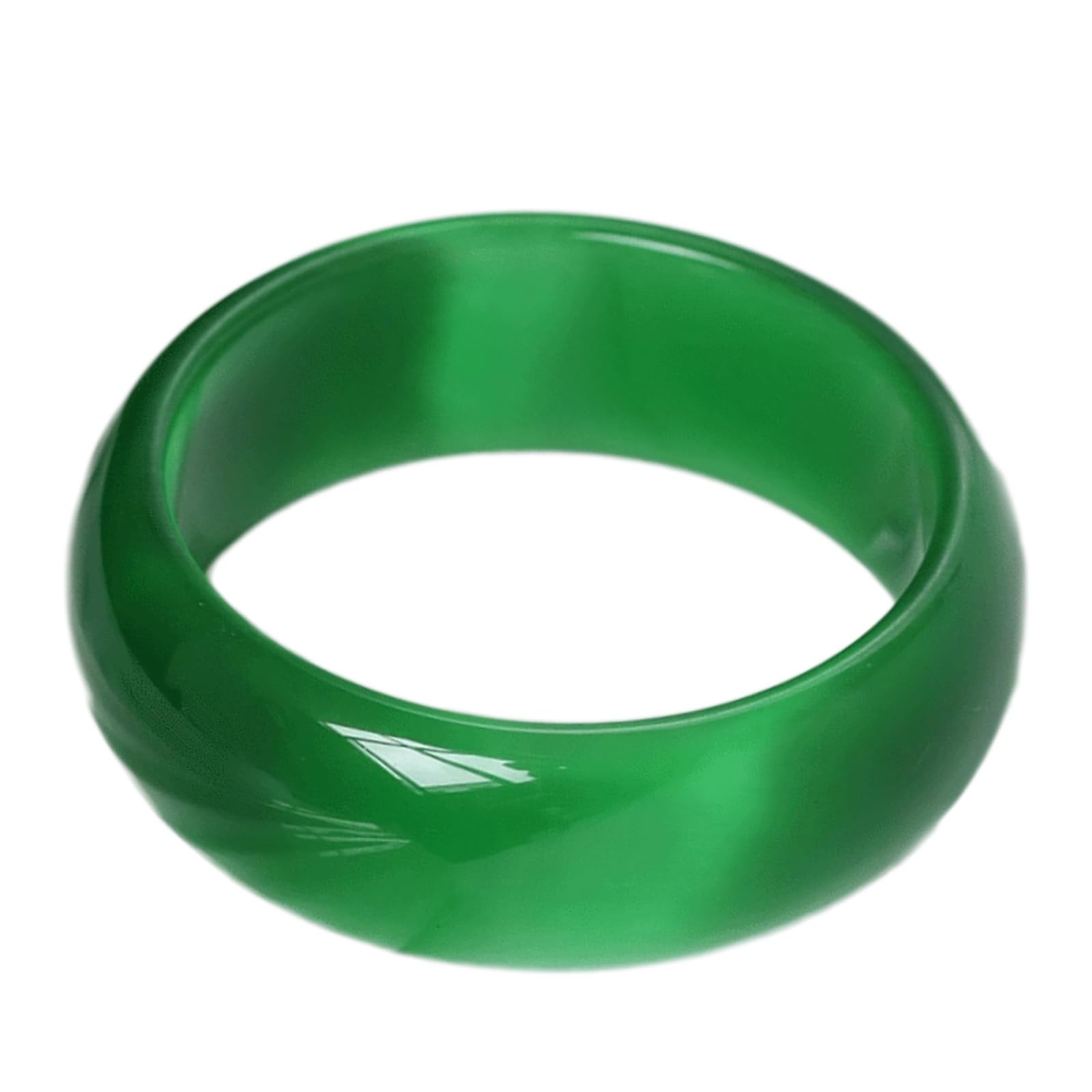 Bracelet Jade Vert Naturel Femme - Le Cadeau Idéal en Agate de Taille Unique