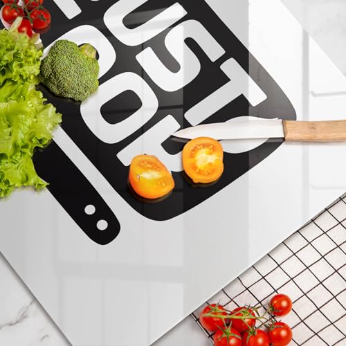 Planche à découper induction Wallfluent 80x52cm pour cuisiner et protéger son plan de travail - 5