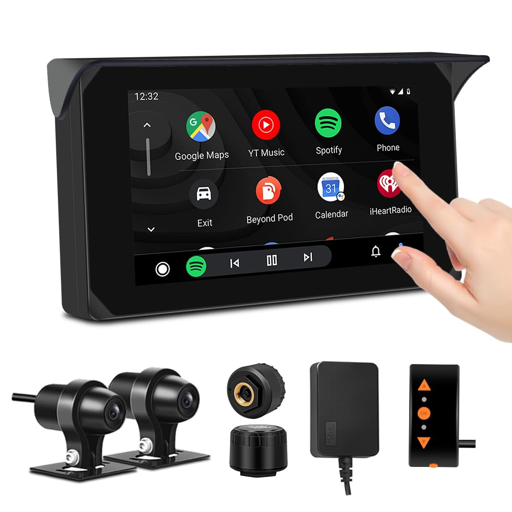 Amazon.co.jp: VSYSTOバイク用ドライブレコーダー Carplay AndroidAuto