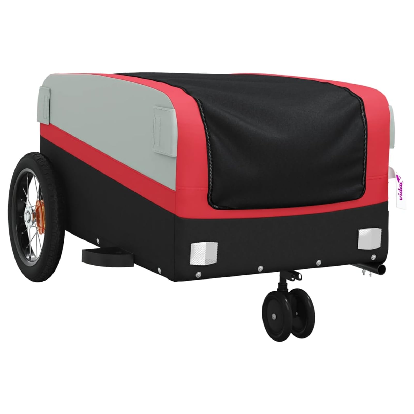 Fahrradanhänger 30kg Eisen Orange | Robustes Eisen, 30kg Zuladung, stabil