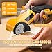 Cordless Electric Scissors - 4V Mini Electric Box Cutter, Carpet & Cardboard Cutter Tool with Replacement Blades & Storage Box, Rotary Cutting for Cardboard, Carpet, Leather, Plastic Packages