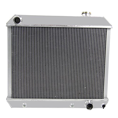 OzCoolingParts 61-66 Chevy GMC C/K-Series Radiator, 4 Row Core Aluminum Radiator for 1961-1966 1962 1963 64 65 Chevy GMC C/K 10 20 30 Trucks Suburban Pontiac Olds V8