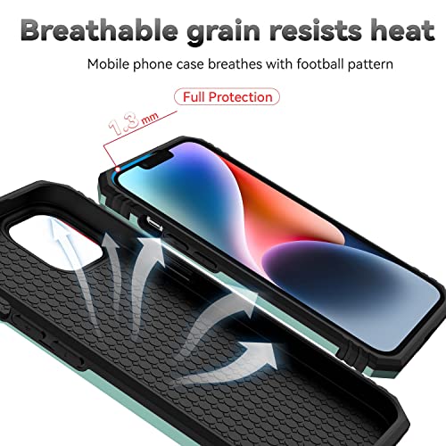 Hitaoyou Compatible with iPhone 14 Plus Case, iPhone 14 Plus Magnetic Case with Camera Cover & Kickstand Military Grade Shockproof Cover - image 8