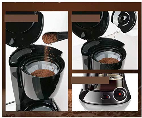 SOVORM Macchina da caffè americano a goccia automatica piccola caffettiera, 700W, 600ML, (A) The New
