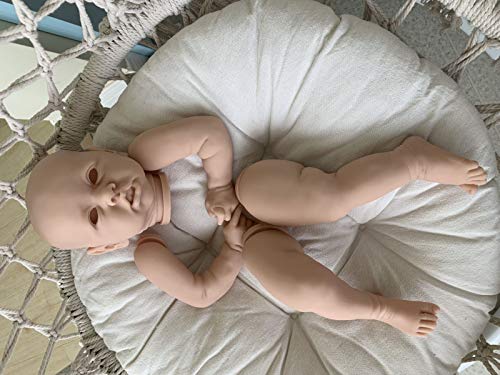 SPFTOY 23inch DIY Kit Reborn Beliebte Puppe Kit, Sehr Weich Real Touch Frische Farbe Unbemalte Unbehandelte Puppenteile – Bild 5