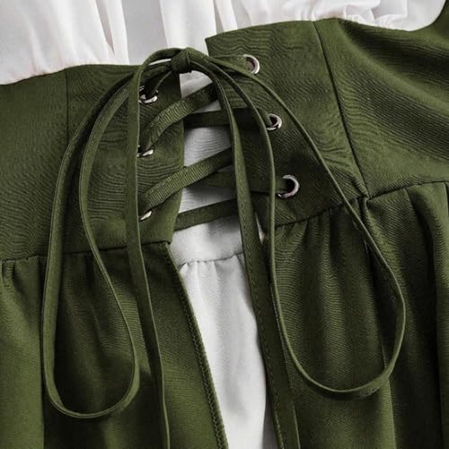 Robe Corset Médiévale Dos Lacé Ajustable Confort Grande Taille - 2