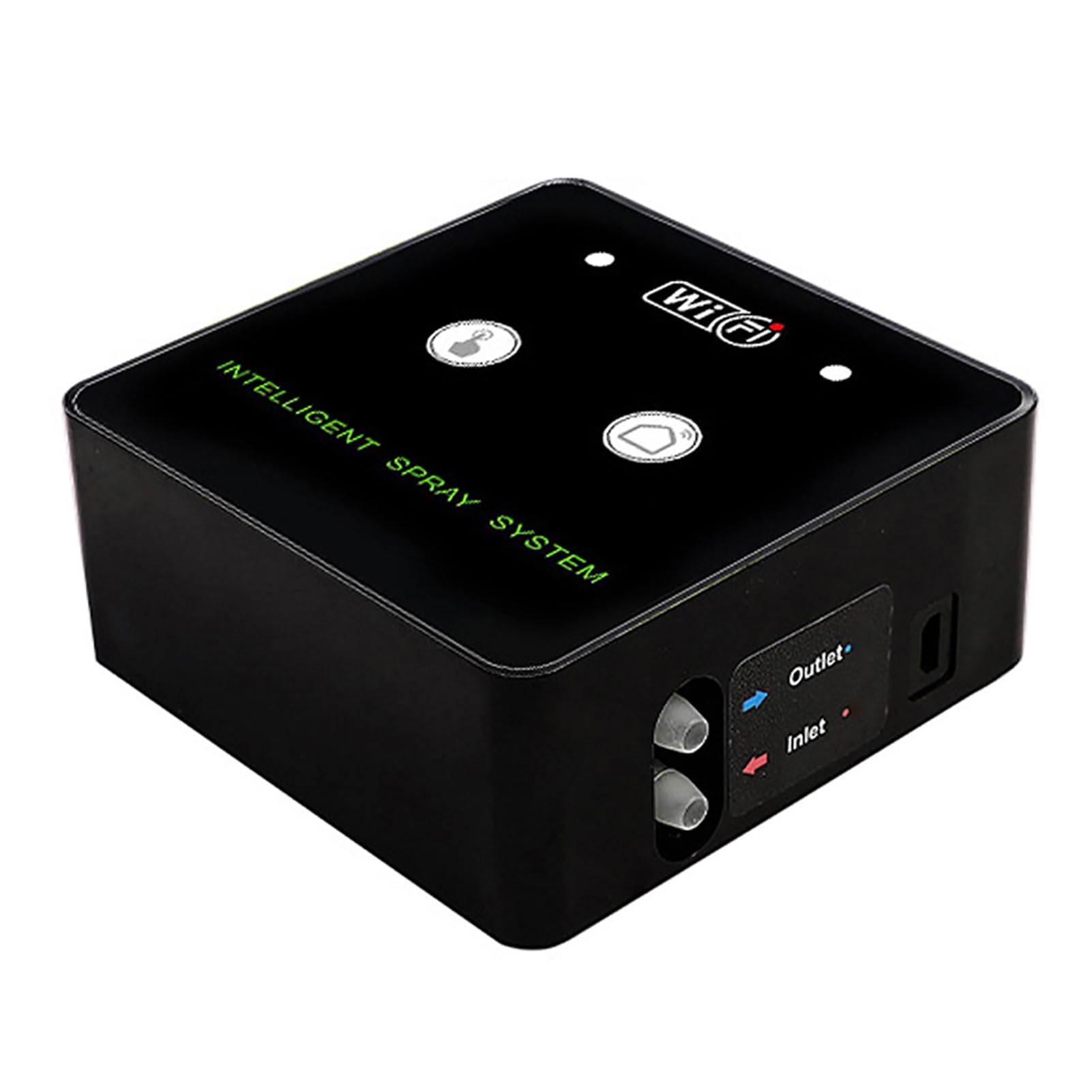 Humidificador de Reptiles, Kit de Pulverización de Humidificación Inteligente de Reptiles de Neblina de Reptil Terrario Misterio con Rociador Automático 360 ° Boquilla Rotatable para la Selva de la