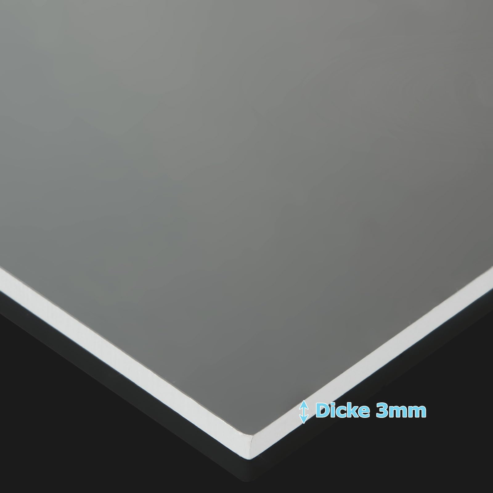 MANCHAP 4 Sheets 6mm Clear Acrylic Sheets 300mm x 300mm Acrylic Plastic