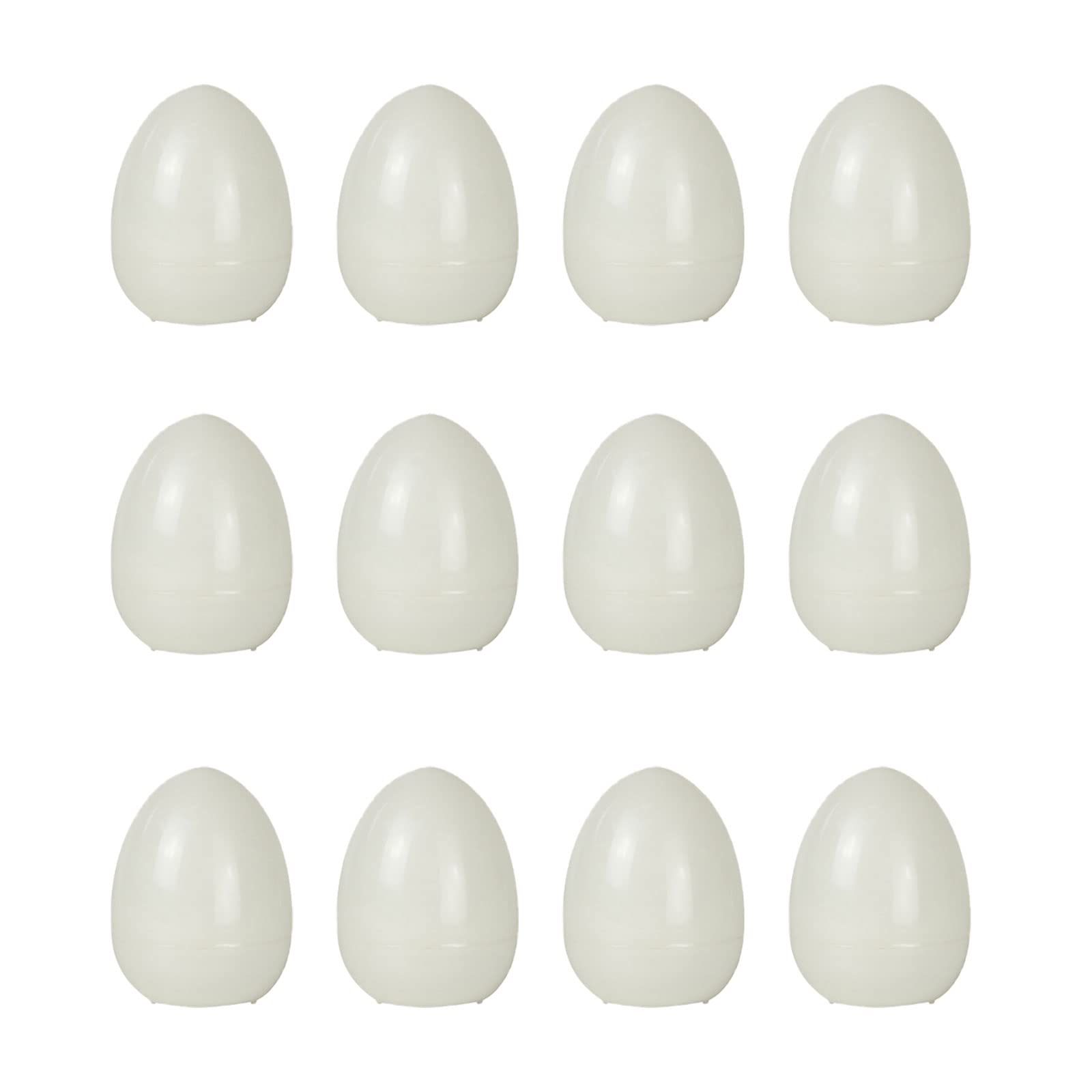INIFLM 12PCS Night Lights for Kids, Easter Eggs Lights LED Egg Shaped Lights Battery Powered Egg Mini Nightlights for Girls Boys Bedroom Bathroom Home Decor