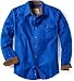 Produktbild CQR Herren Langarm Flanell bequemes Button-up Baumwollhemd, Hof113 1pack - Lapis Blue, 3XL