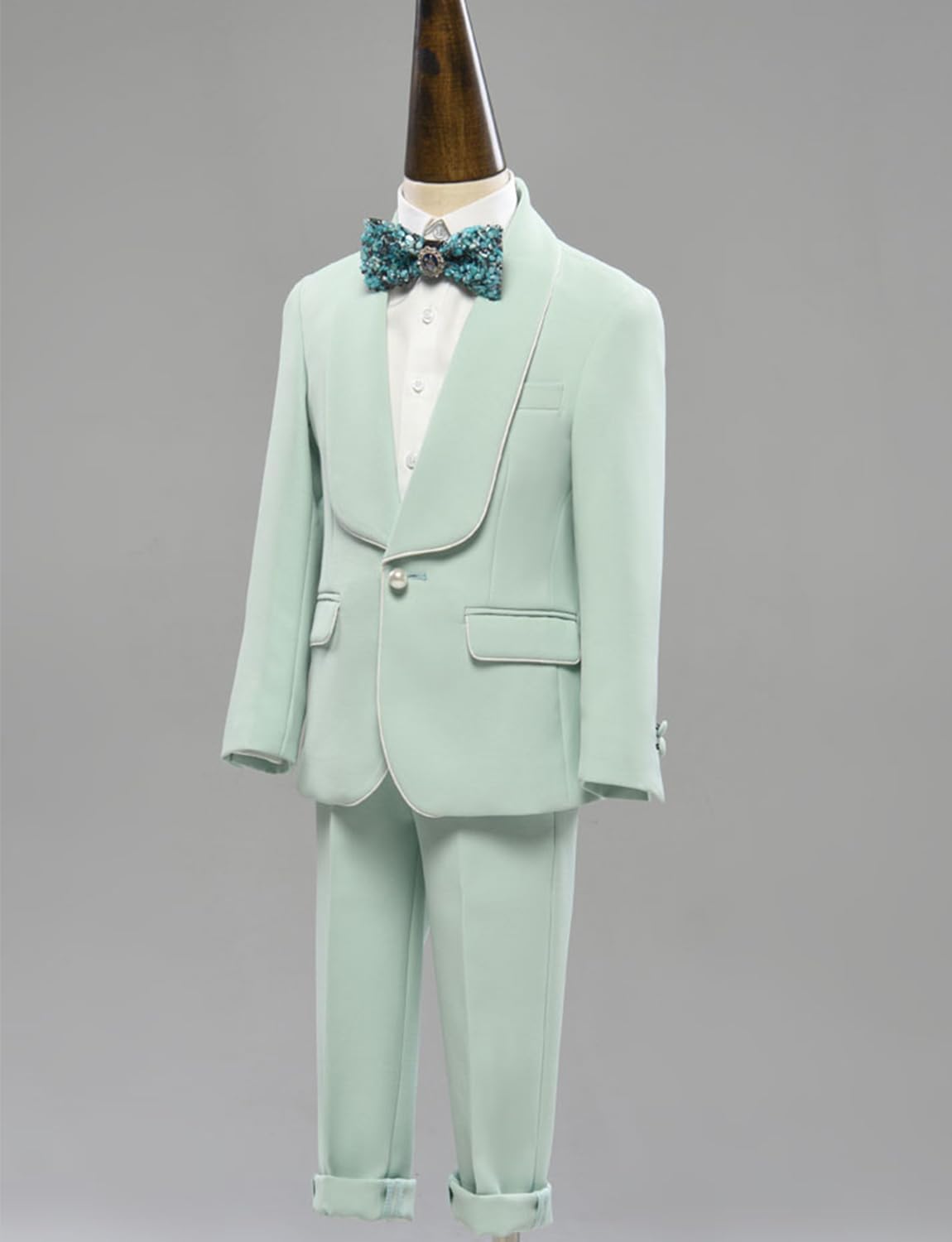 Boys' Tuxedos Jacket Pants Shawl Lapel Suit One Button Pageboy Daily Party Banquet