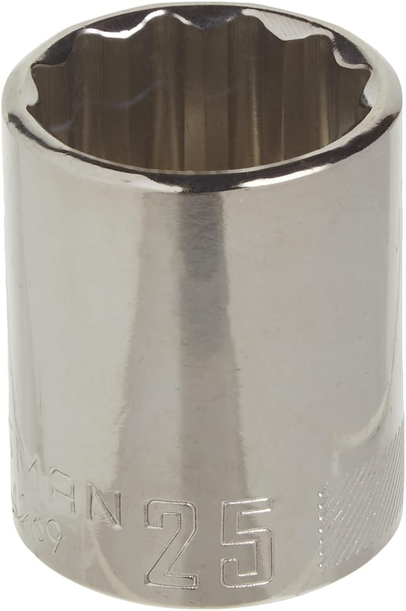 CRAFTSMAN Shallow Socket, Metric, 1/2-Inch Drive, 10mm, 12-Point (CMMT44232) - 