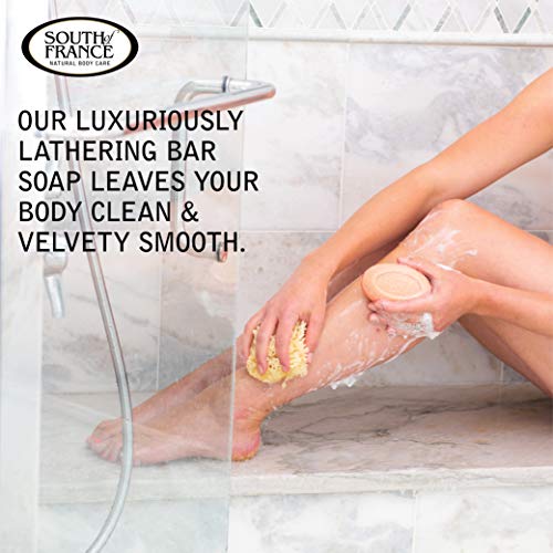 Orange Blossom Honey Clean Bar Soap By South Of France Clean Body Care | Triple-Milled French Soap With Organic Shea Butter + Essential Oils | Non-Gmo Body Soap | 6 Oz Bar – 4 Pack #TOP3