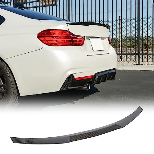 F32 Carbon Fiber Rear Trunk Spoiler fits for BMW 4 Series F32 Coupe 2014-2019 Custom Parts Trunk Lip Rear Wing Spoiler HighKick Spoiler Body Kits Factory Outlet (A Style)