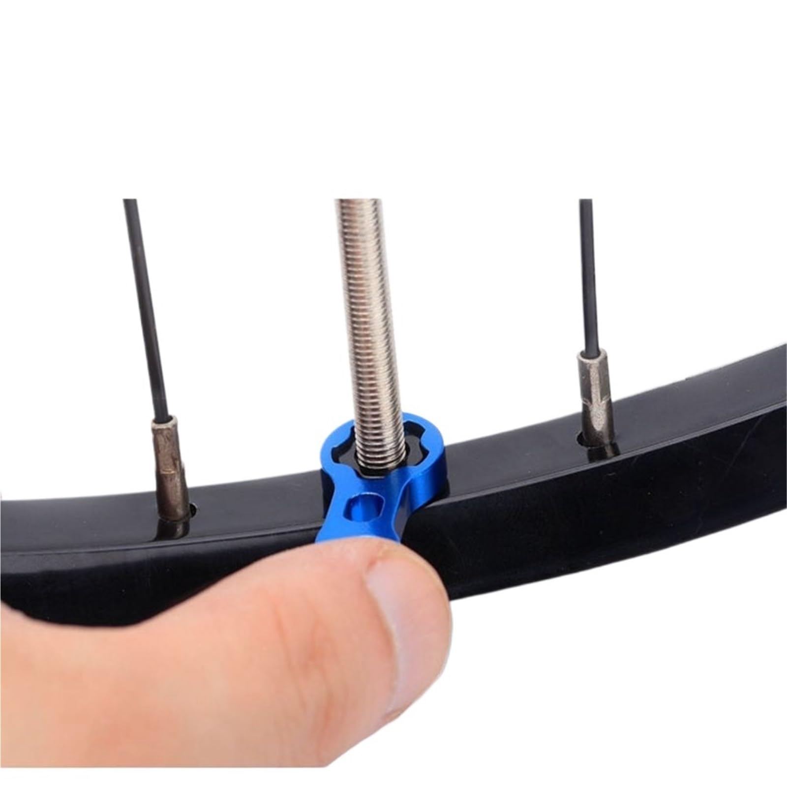 Fahrrad-Ventil-Umrüstmutter-Adapter for Tubeless-Presta-Ventile und Schrader-Ventile, MTB-Fahrrad-Ventilfelgen-Umrüstmutter mit Installationsschlüssel