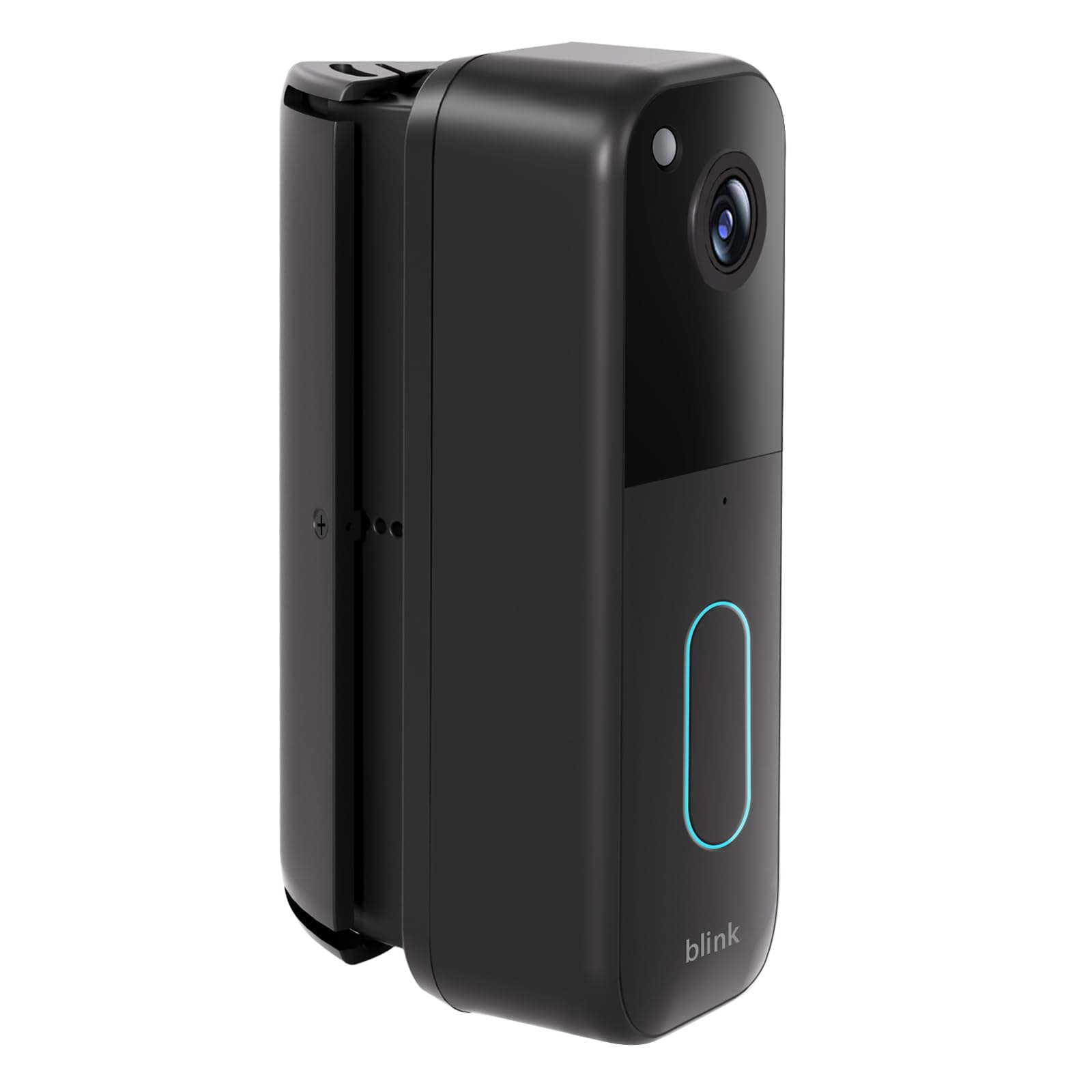 All-New Blink Doorbell Angle Mount, Adjustable 30–55 Degrees Corner Mount for Blink Doorbell Camera 2nd Gen(Newest Model), Angled Mounting Bracket Wedge Kit, Wide Viewing Angle Holder, (Black)