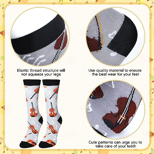 6 Pairs Funny Hockey Soccer Softball Golf Volleyball Baseball Socks Novelty Sports Sock Birthday Gift for Christmas2