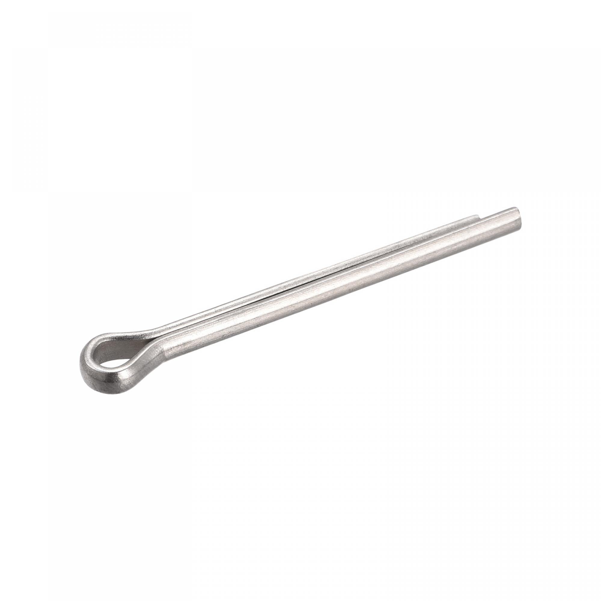 Uxcell Split Cotter Pin, 3x50mm 316 Stainless Steel Clip Fastener Fitting Silver 5pack - View #11