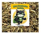 DesertUSA Kitty Kryptonite Catnip Blend - North American Crafted, 100% Natural, and Non-Addictive Catnip Treats for Enhanced Playfulness. Perfect for Cat Accessories (1/2 Cup)