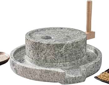 Amazon｜Sariny 石臼 いしうす ひき臼 回転式石臼 製粉器 粉 ミル 小麦