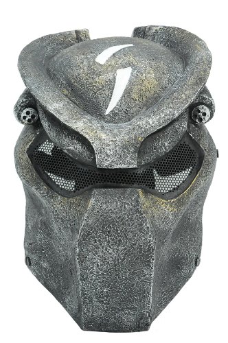 Brand New Black Wire Mesh Alien Vs Predator Avp Alien Hermit Full Face Protection Paintball Mask Halloween Prop Cosplay L698 #TOP5