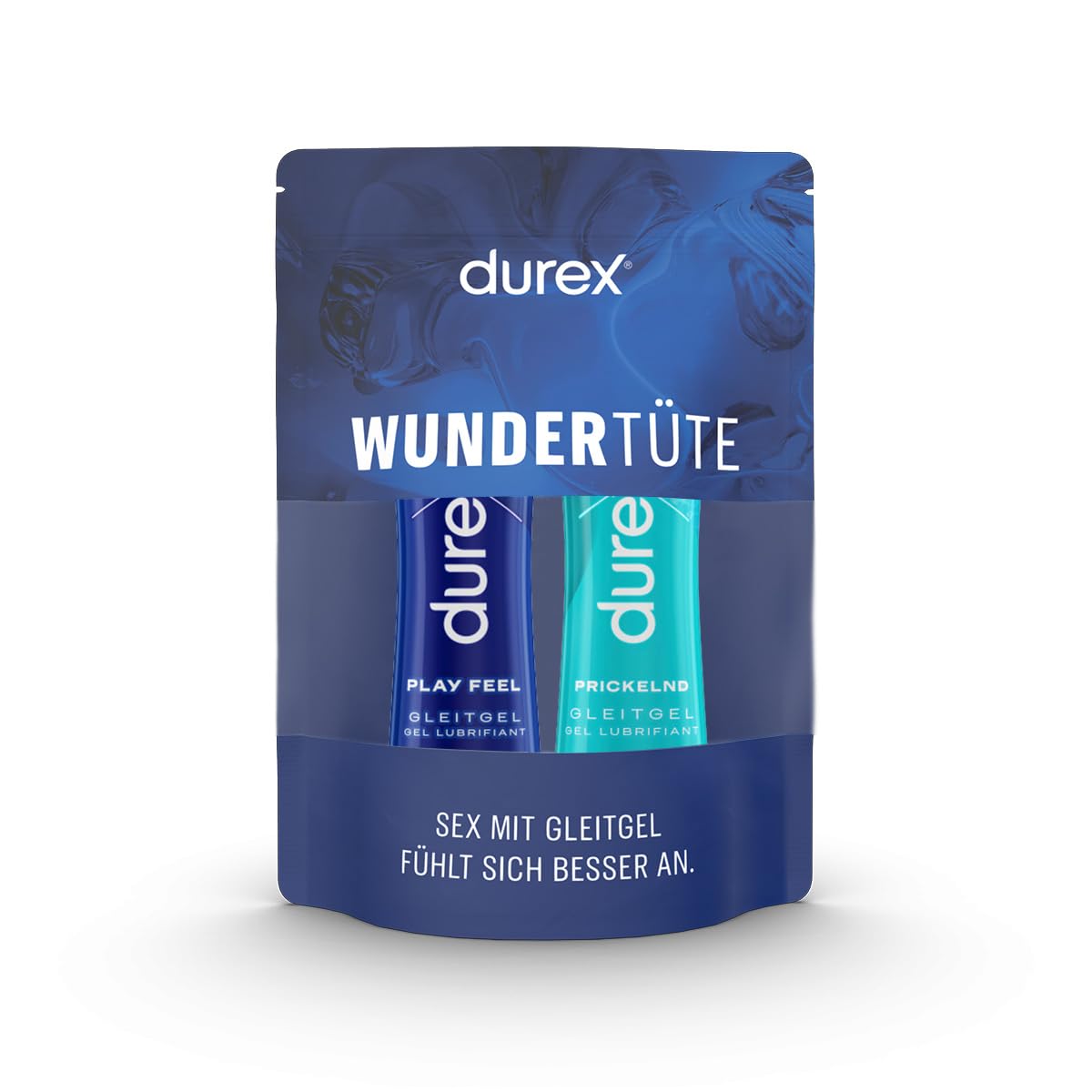 Durex Gleitgel Vielseitige Mixpackung für Frauen & Männer - Prickelnd und  Play Feel Set mit Gleitmittel auf Wasserbasis für Sex & kondomegeeignet -  100 ml (2 x 50 ml) : Amazon.de: Drogerie & Körperpflege