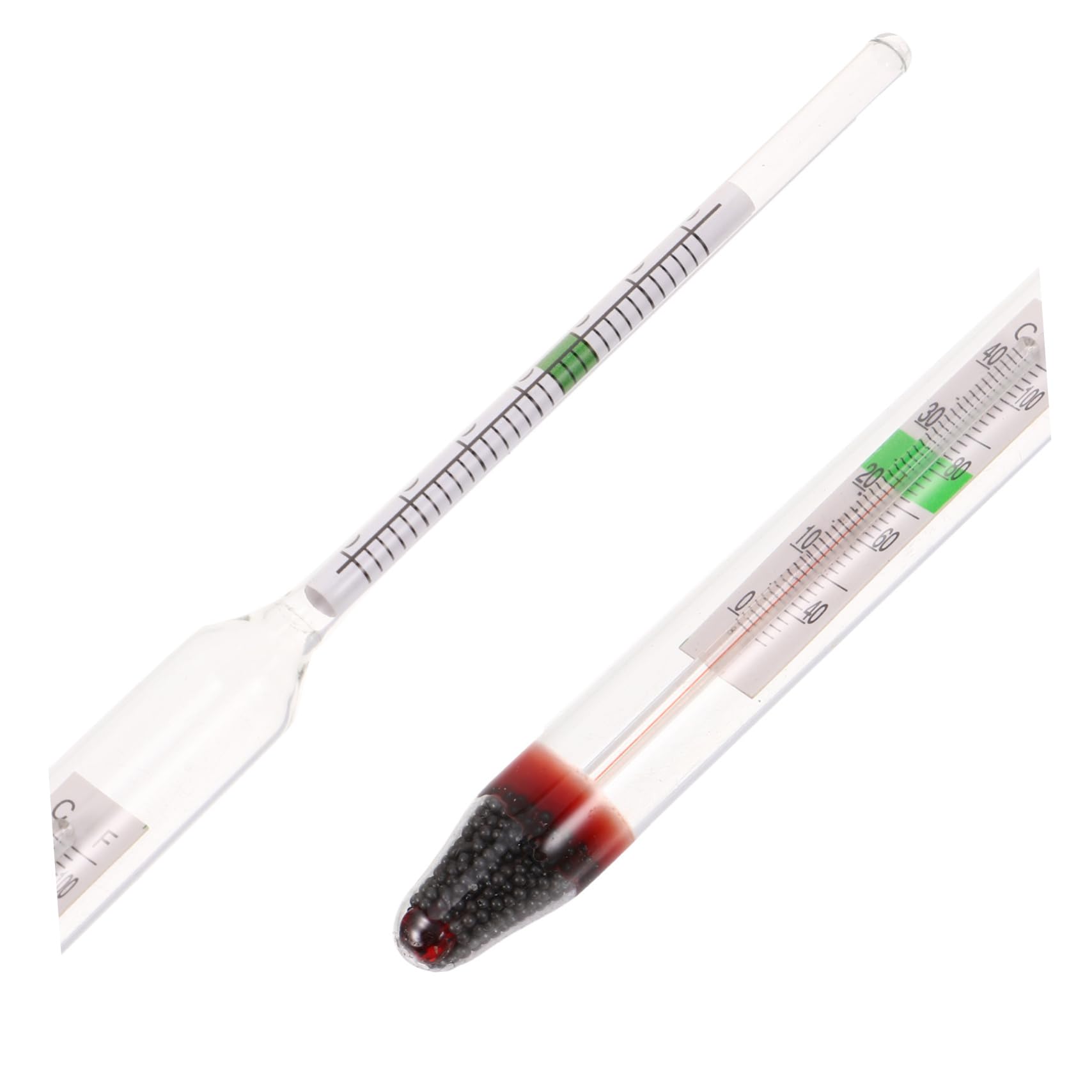 Toyvian 10 Sätze Salzgehaltmesser Für Meerwasser Aräometer Für Aquarien Aquarium Dichte Ozeandekor Hydrometer Aquariensalz Zubehör Für Meerwasseraquarien Messgerät Fischtanks Groß Plastik