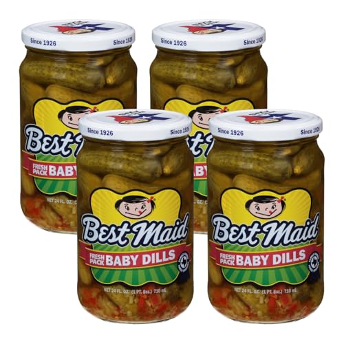 Best Maid Baby Dill Pickles 4 Pack 24oz jars